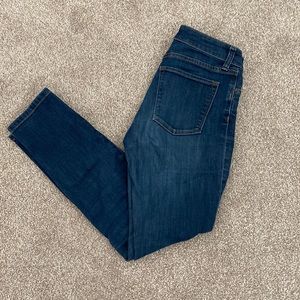 Banana republic skinny fit jean size 25 petite medium dark wash